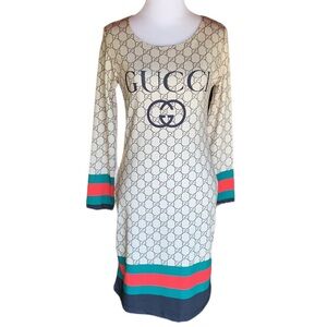 ‼️Luxury GG Style Fitted Dress‼️